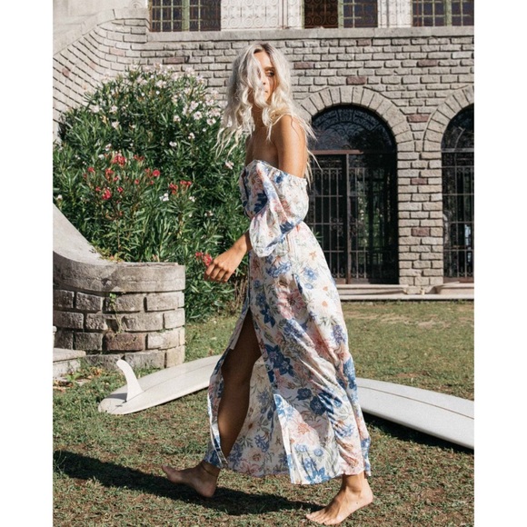 Billabong Dreamy Floral Maxi Dress - Picture 5 of 9